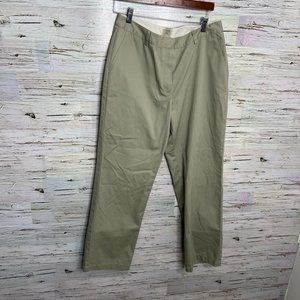 L.L Bean womens pants size 12 green